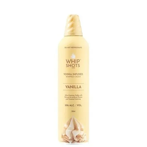 Whip Shots Vanilla Vodka Infused Whipped Cream 375ml