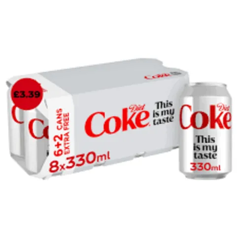 Diet Coke  8x330