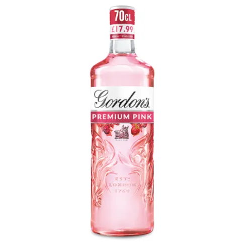 Gordon's Premium Pink Gin Based Flavoured Spirit Drink 35% vol 70cl