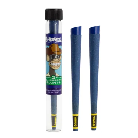 G-ROLLZ Blue Ape Cones - 2x Pre-rolled Cones Blueberry Infused