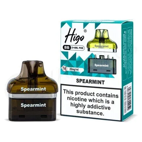 Higo BB 4000 Refill Pods - Spearmint