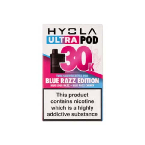Hyola Ultra 30K Refill Pod Blue Razz  Edition 20mg KIT