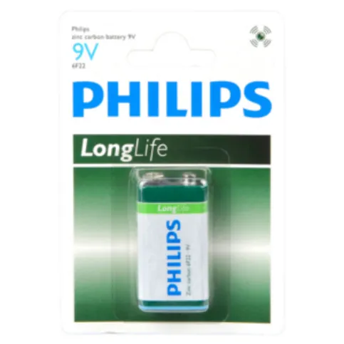 Philips Extra Zinc 9v Battery