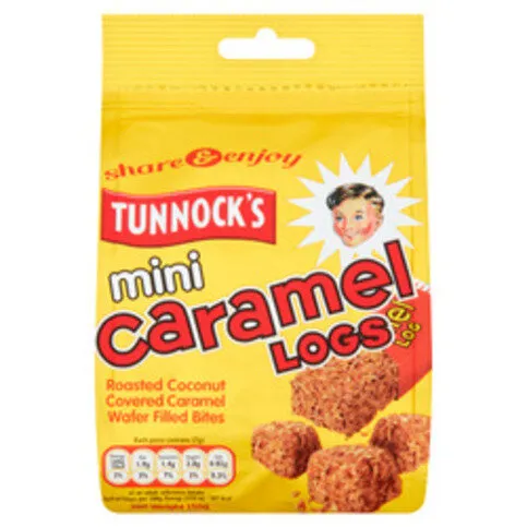 Tunnock's Mini Caramel Logs Pouch 150g