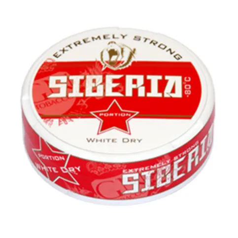 Siberia -80 Degrees White Dry Portion Snuff