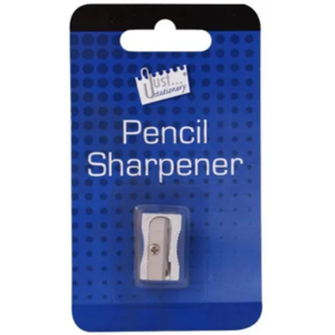 Just Stationery Single Hole Metal Pencil Sharpener