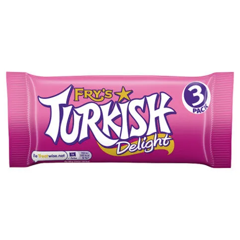 Fry's Turkish Delight Chocolate 3 Pack 153g