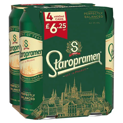 Staropramen  4 x 440ml