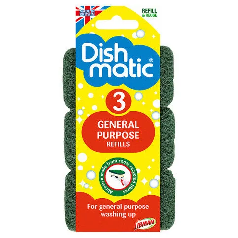 Dishmatic General Purpose Refills 3 Pack