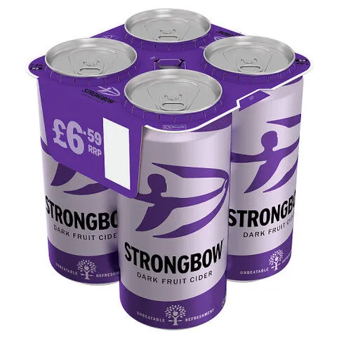 Strongbow Dark Fruit Cider 440ml x4