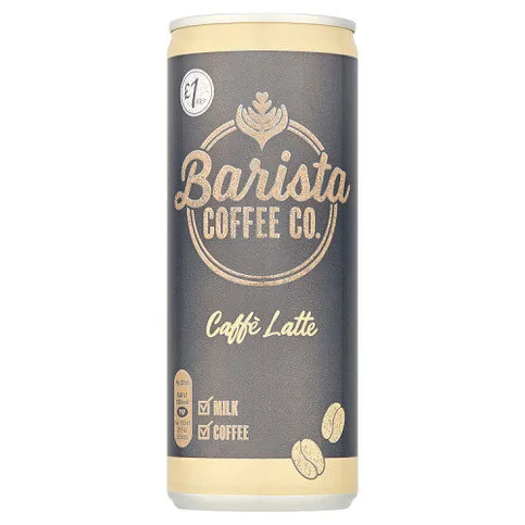 Barista Coffee Co. Caffe Latte RRP 250ml RRP £1