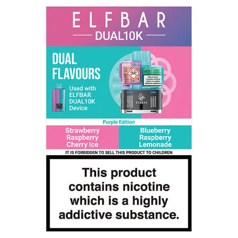 Elfbar Dual 10K Purple Edition