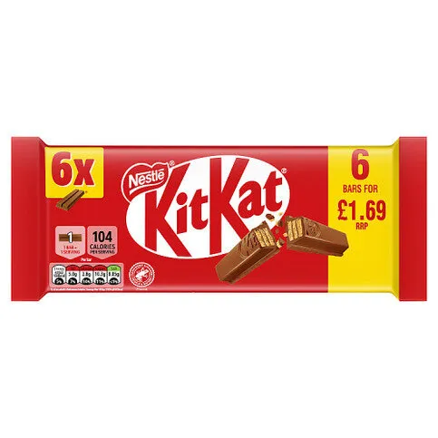KitKat 2 Finger Original 6 x 20.7g (124.2g)