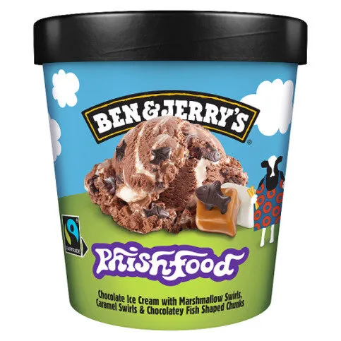 Ben & Jerry's  Ice Cream Phish Food 465 ml