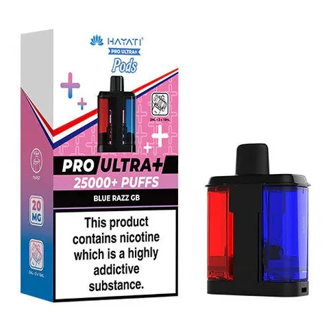 Hayati Pro Ultra+ Blue Razz Pods