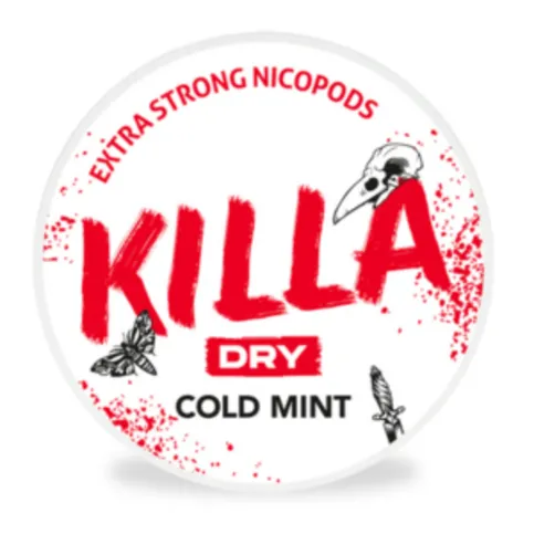 Killa Nicotine Pouches Cold Mint Dry