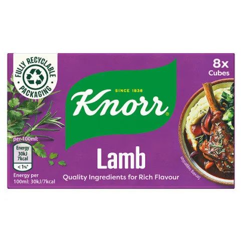 Knorr  Stock Cubes Lamb 8x 10 g
