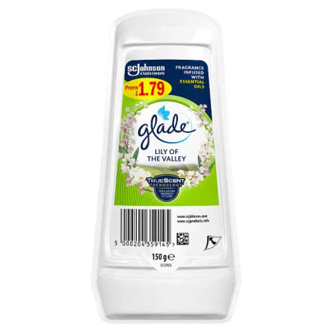 Glade Solid Gel Lily of the Valley Air Freshener PMP £1.79 150g
