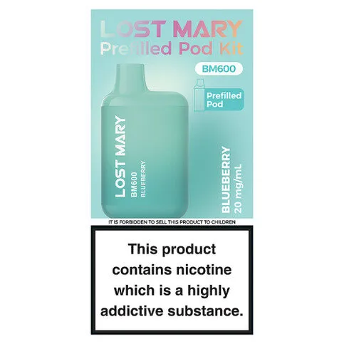 Lost Mary BM600 Blueberry Prefilled Pod Kit 20mg/ml