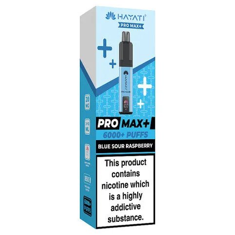 Hayati Pro Max+ 6000+ Puffs Blue Sour Raspberry