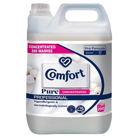 Comfort Professional Formula Pure Concentrated Fabric Softener 5L